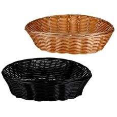 Woven Plastic Basket - Size 23x15x6cm